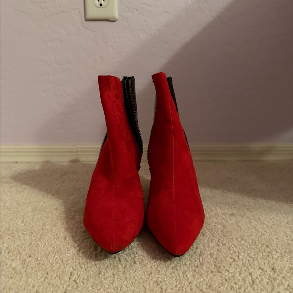 Red Women's Ankle Boots